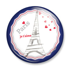 Badge Paris je tâ€™aime