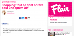 Flair magazine Belgique DIY Corailindigo