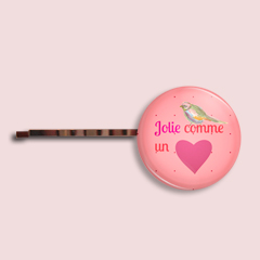 Barrette jolie comme un coeur