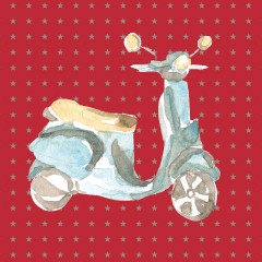 Coupon vespa 20x20cm (prix mini, prix départ 7€)