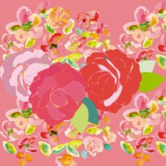 Coupon parfum des pivoines 40x40cm